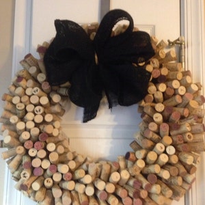 Wreath, Cork Wreath, Home Decor, Wine Wreath