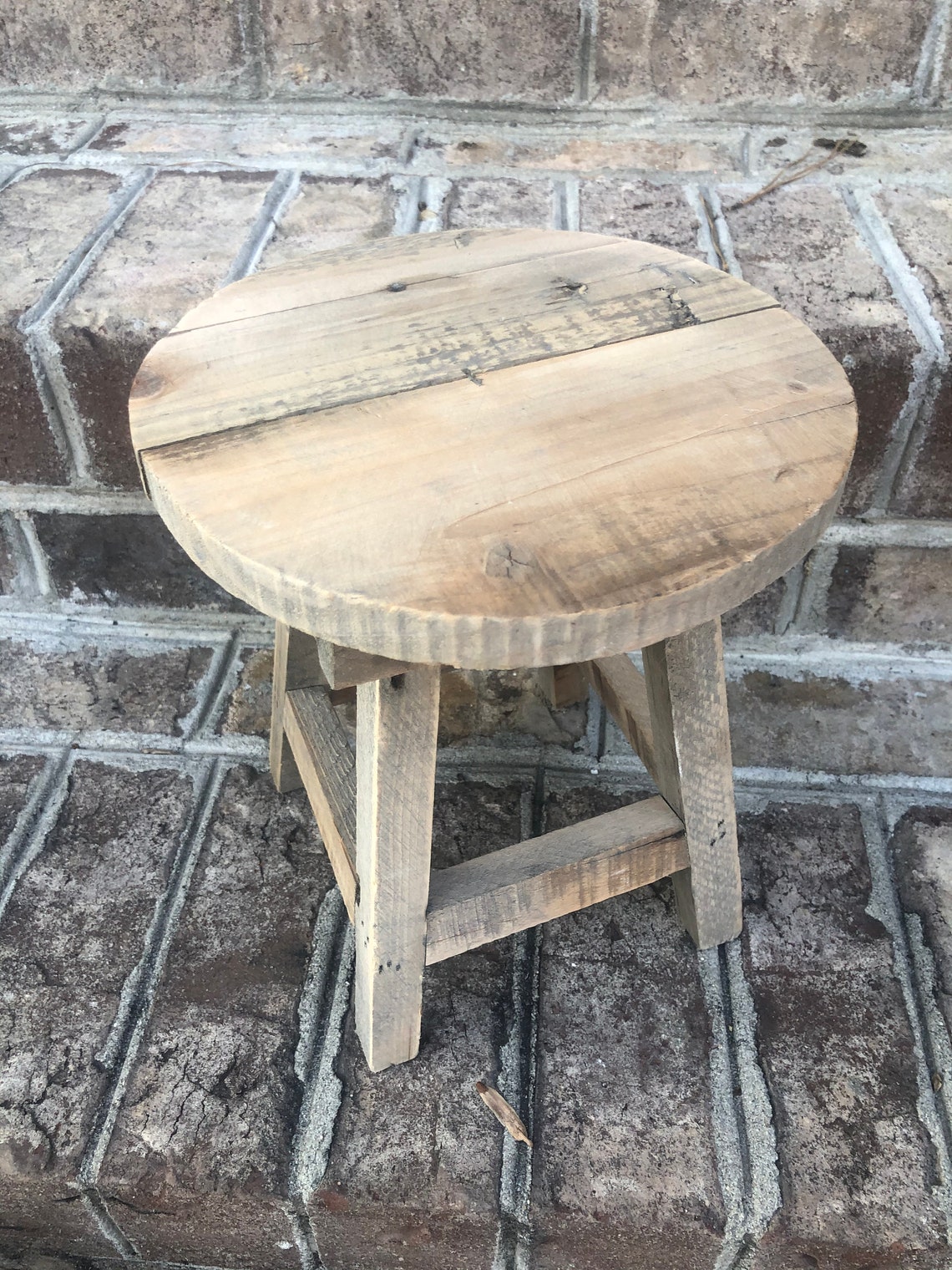 Mini Stool Riser Stool Riser Plant Stand Shabby Chic Stool Etsy