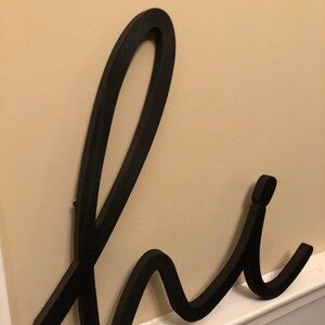 HI Sign, Wall Deocr, Front Door Sign, Greetings Sign, Wood Sign, Spring ...