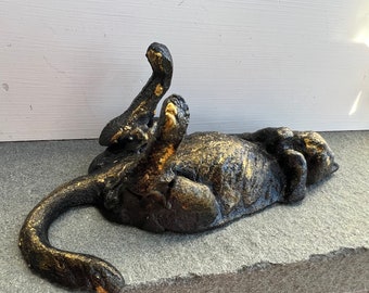 Cat Hook / Cat Decor / Metal Cat Decor / Home and Garden Decor