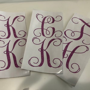 Nombre Calcomanía, Personalizado, Monograma, Calcomanía de coches, Calcomanía portátil, Letras de vinilo, Calcomanía de la Copa Yeti, Calcomanía de la Copa Yeti