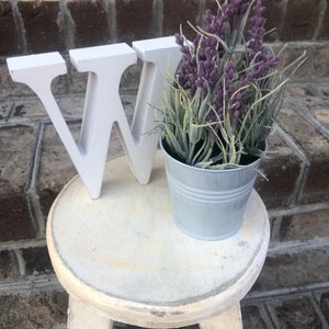 Shabby Chic Table, Plant Stand, Home and Garden Decor, Stool Riser image 2