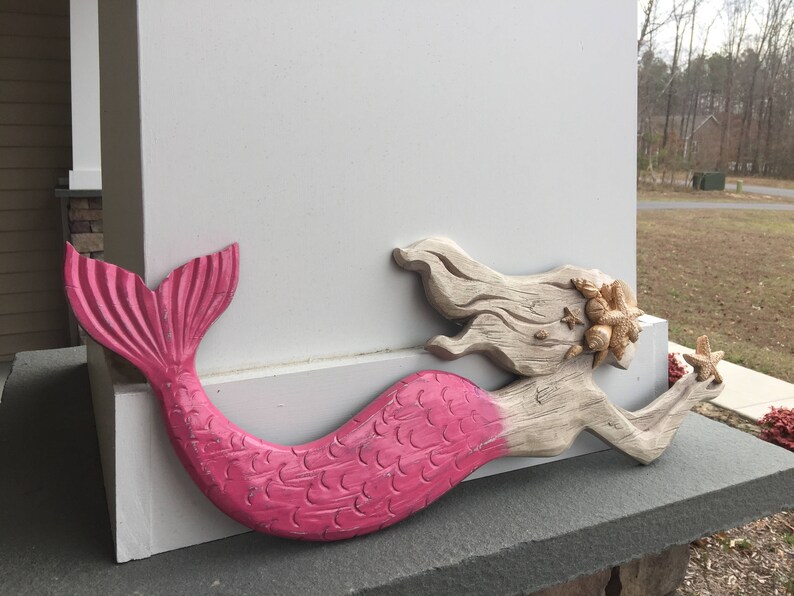 Mermaid/beach Decor/ Mermaid Wall Decor/ Beach / Beach Decor/ Etsy