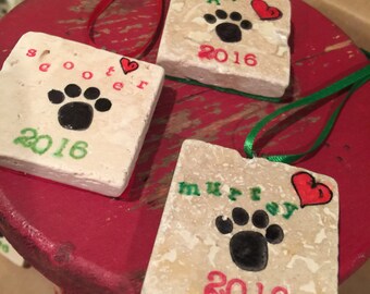 Personalized Ornament, Puppy Love Ornament, Dog Ornaments, Animal Ornaments, Cat Ornaments, Christmas Gifts