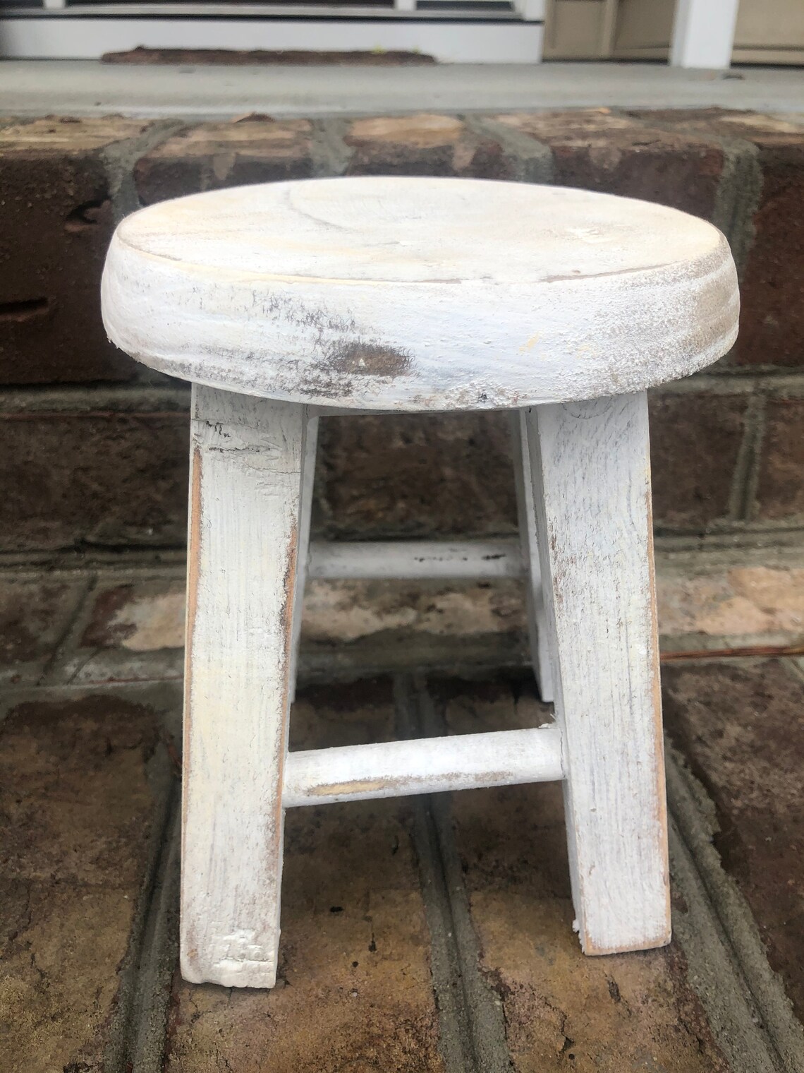 Mini Stool Riser Stool Riser Plant Stand Shabby Chic Stool Etsy