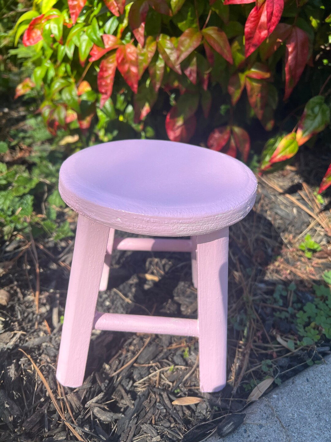 Mini Stool Riser Stool Riser Plant Stand Shabby Chic Stool Etsy
