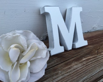 Shabby Chic Letter Wall Decor, Monogram, PiCK yoUR lETTer and ColOR