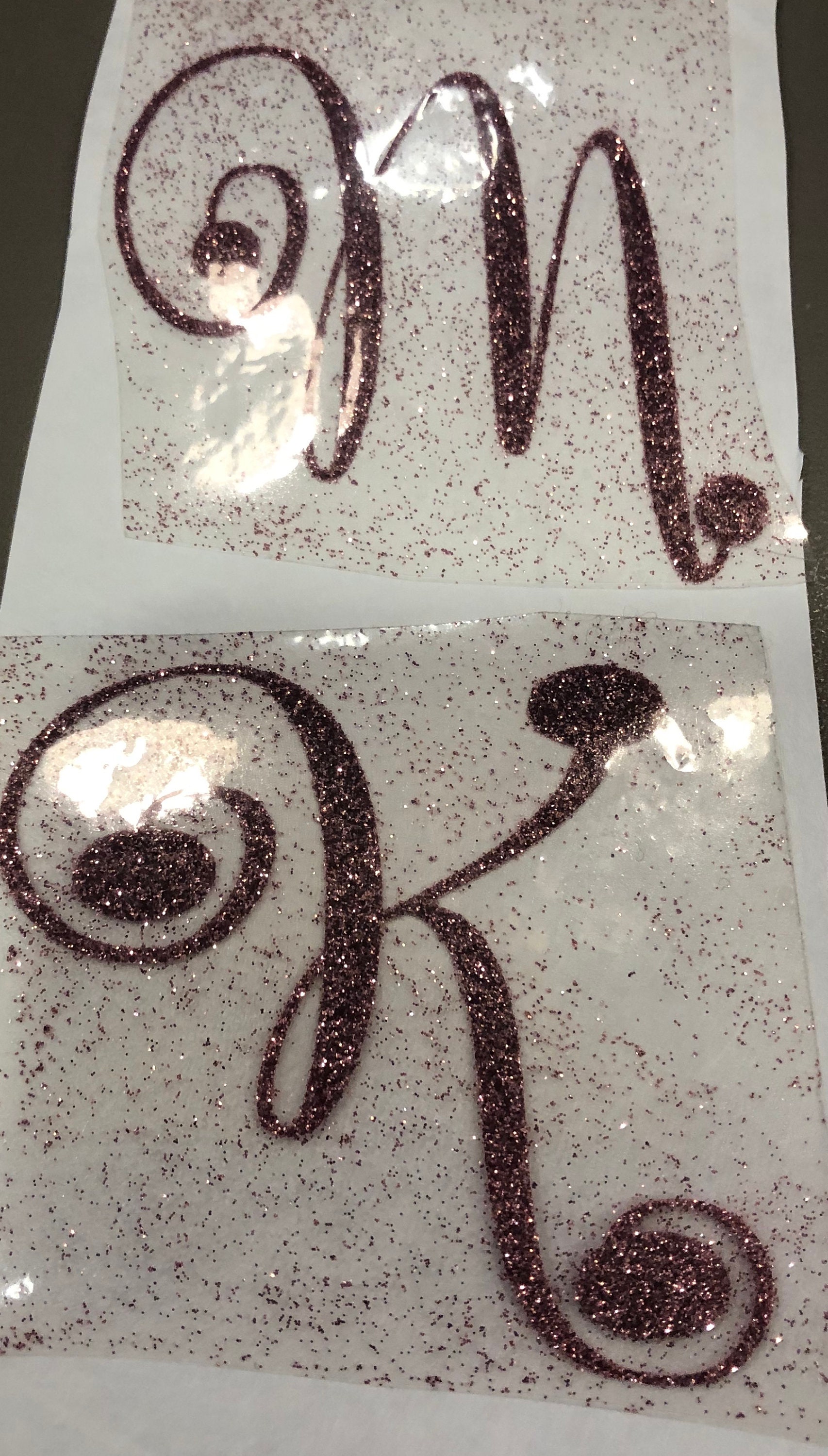 Iron on Monogram, Iron on Decal, Iron on Vinyl, 72 Iron on Vinyl Colors ...