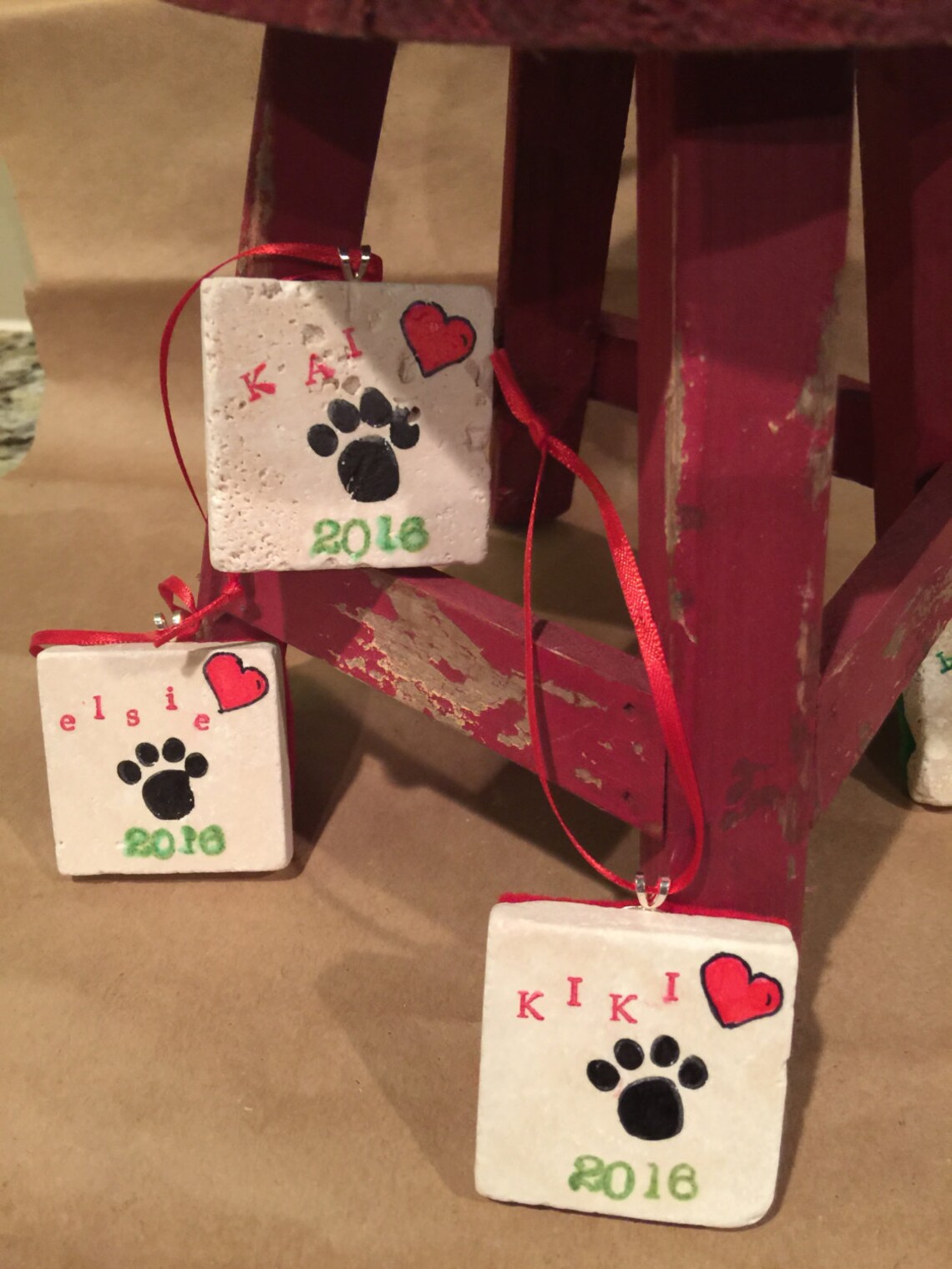 Personalized Ornament Puppy Love Ornament Christmas Etsy