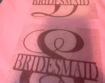 Iron On Letters, Monogram, Personalized Iron On Decal, Iron On Vinyl, 72 Iron On Vinyl Colors