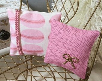 1:6 Scale Pillows,Doll Diorama Pillow,Blythe Pillow Set,Pullip Cushions,Dal Throw Pillow,Playscale Pillow,Dollhouse Textile,Miniature Pillow