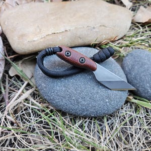Natural Canvas Micarta Micro Kiridashi