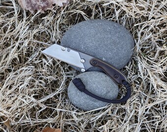 Brazillian Rosewood w/ Natural Linen and Black Liner Mini MEK