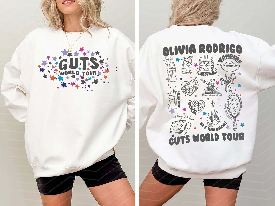 Olivia Guts Tour 2024 PNG, Olivia Rodrigo Guts Png, Olivia Track List
