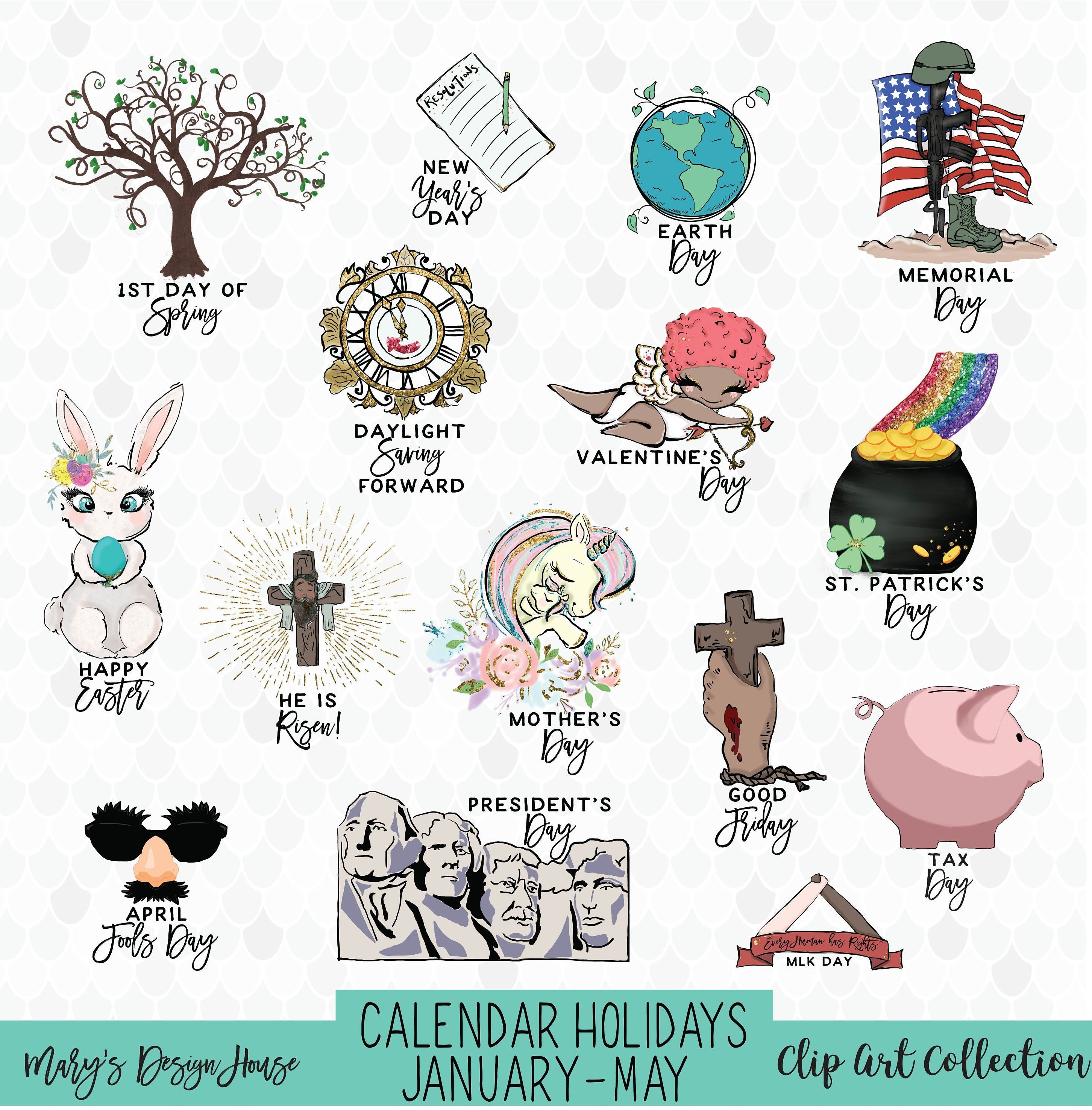Calendar Icons Holiday Icons Planner Icons Digital Icons - Etsy Israel