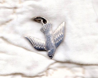 Vintage Dove Medal, Silver, from The Jeweled Rose