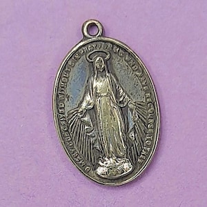 Antique/Vintage Miraculous Medal Charm