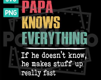 Download Papa Know Everything Etsy