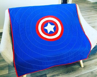 captain america crib bedding