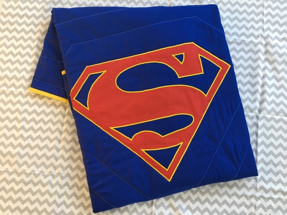 Supergirl Toddler Crib Bedding 100 Cotton Etsy