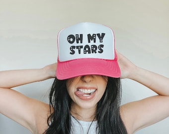 Trucker Hat | Oh My Stars | Patriotic | Stars and Stripes