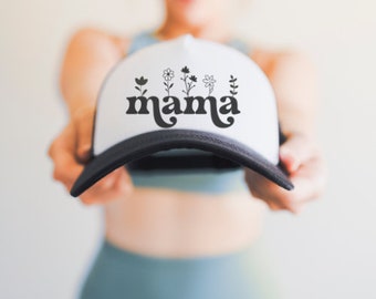 Trucker Hat | Mama with Wildflowers