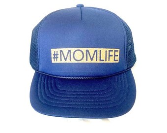 Mom Life Trucker Hat | Mesh Back | Adjustable