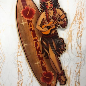 80s HULA DANCER 特大アート フレーム 油彩画 ヴィンテージ 80s HULA DANCER 特大アート フレーム 油彩画 ヴィンテージ