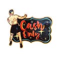 Cash Only Boxer Wood Cutout Sign: Tattoo Wall Art, Barber Shop Decor