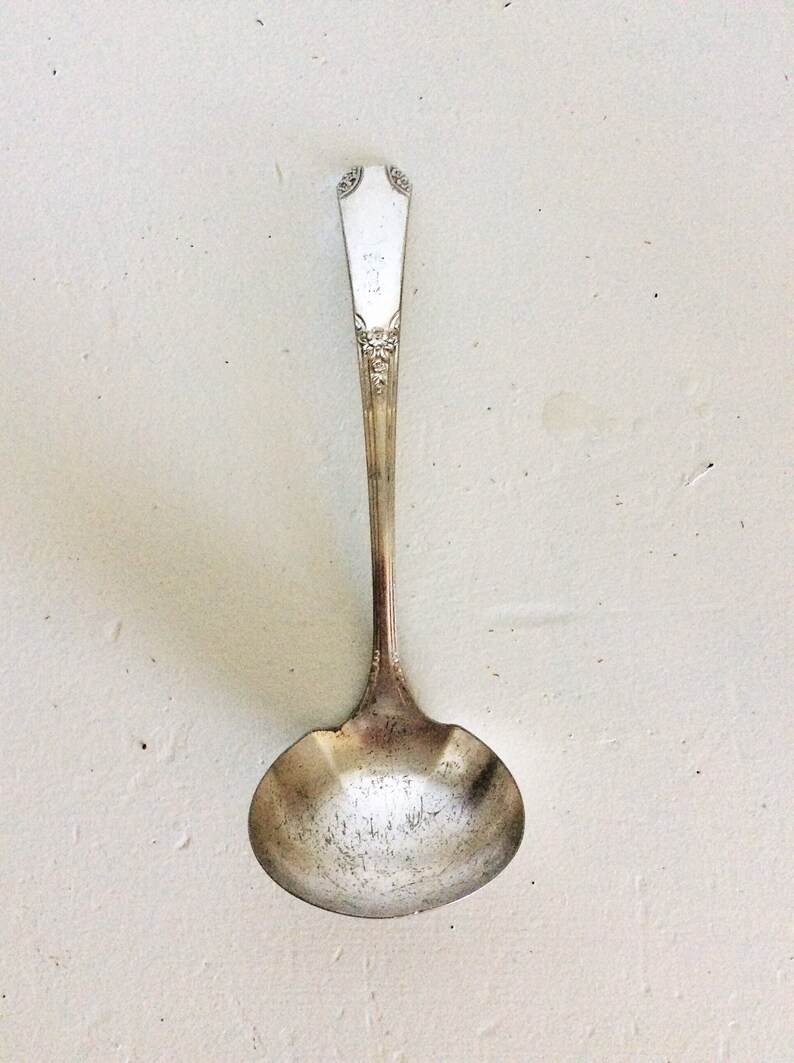 Vintage Silverplate Ladle Small Ladle Serving Spoon Serving Etsy