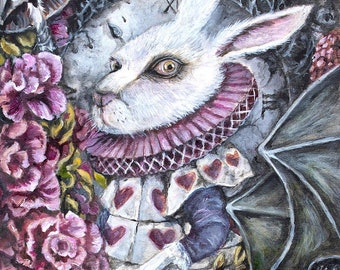 Outsider style painting Bunny-Eared Easter Egg Outsider style painting Bunny-Eared Easter Egg