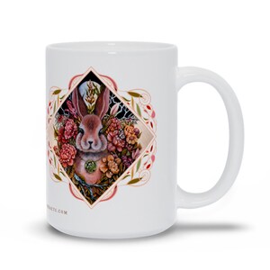 Bunny and Jade Coffee Mug - Cute Mug - Tea and Coffee Mug