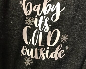 Off the shoulder Baby Its Cold Outside