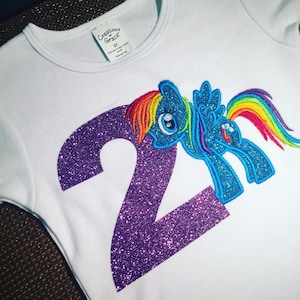 Pony birthday shirt