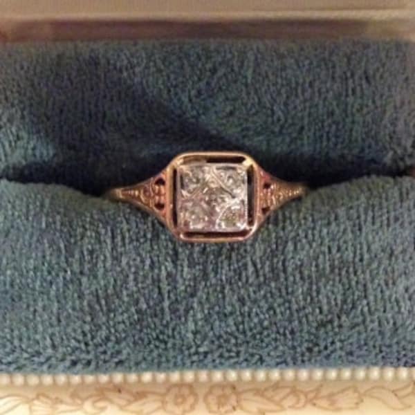 Shop Antique Wedding Ring Online Etsy