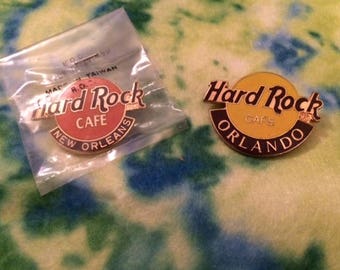 Enamel Hard Rock Cafe New Orleans & Orlando Pins