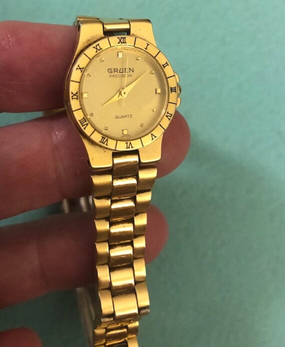 1970's Women's Goldtone Gruen Wristwatch - image 8