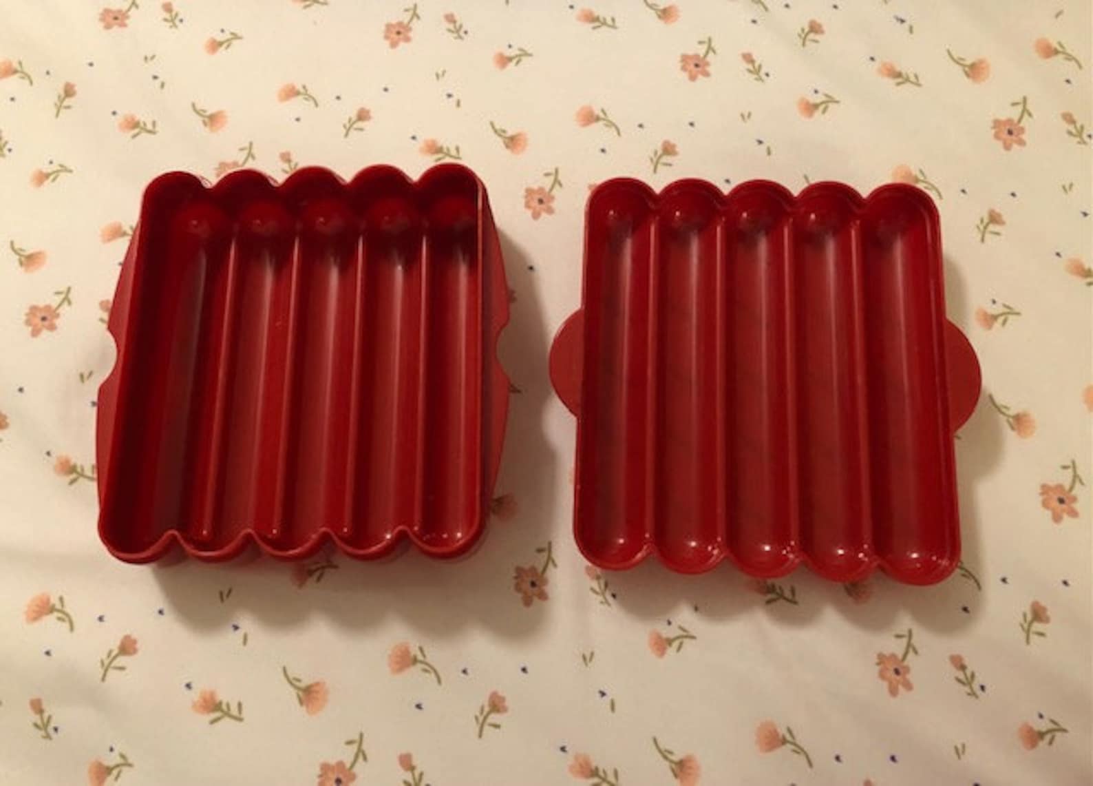 JOE Red Plastic Hot Dog Storage Container Holder Etsy