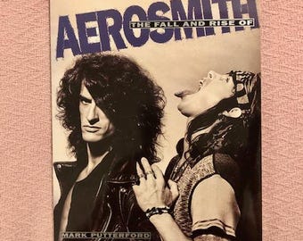 The Fall and Rise of Aerosmith Softcover Biography and Photo Book