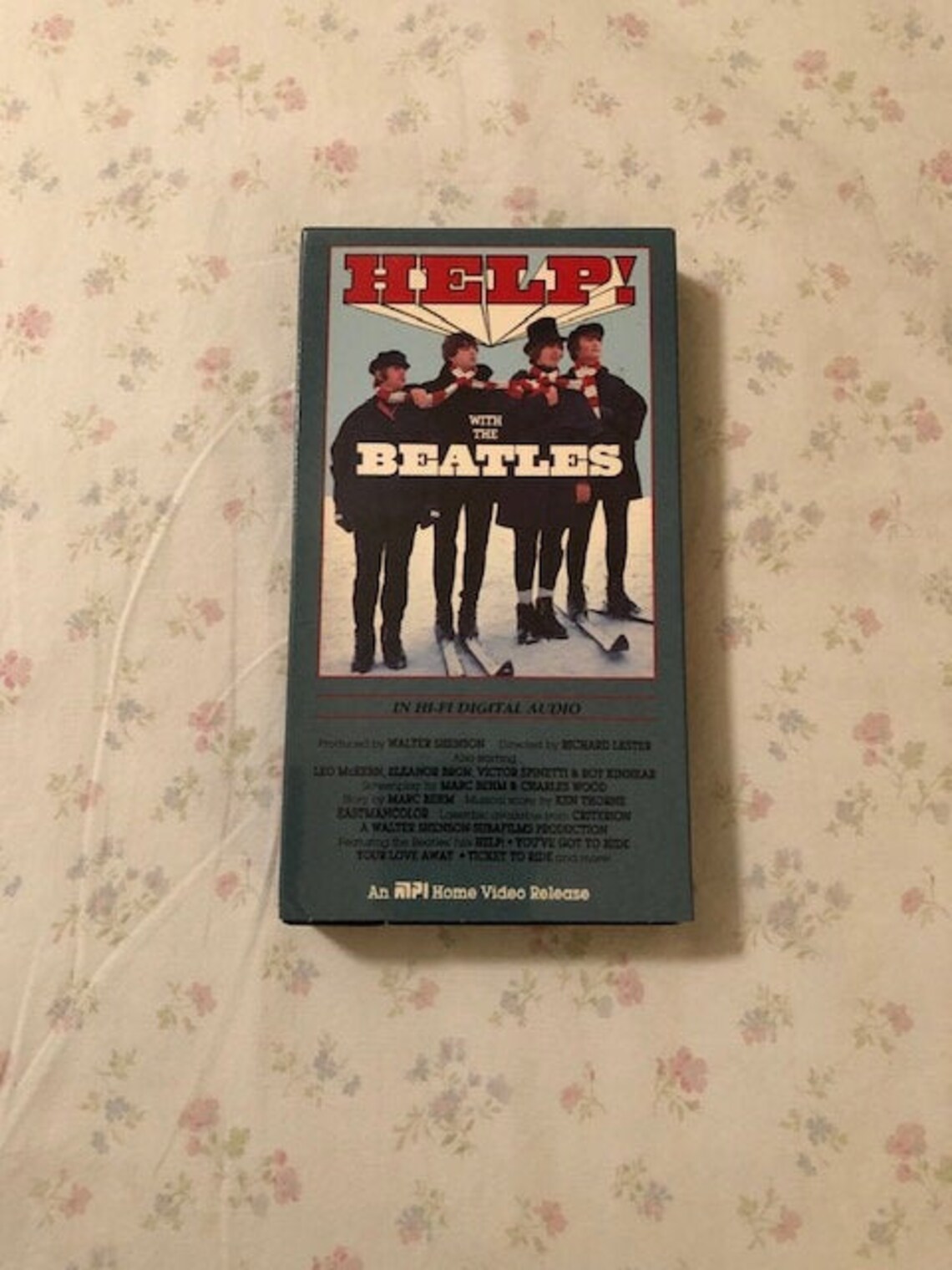 The Beatles VHS Movie VCR Tape Help Etsy.de