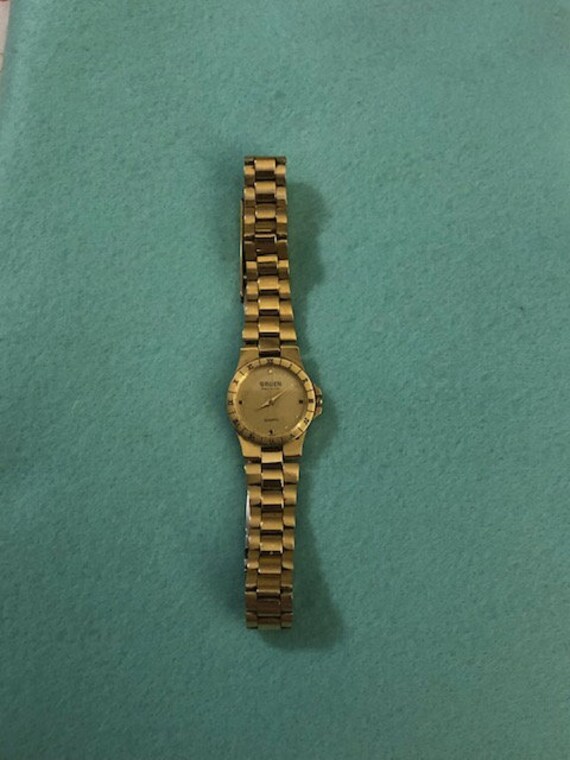 1970's Women's Goldtone Gruen Wristwatch - image 1