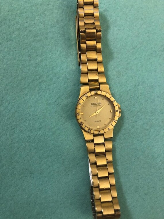 1970's Women's Goldtone Gruen Wristwatch - image 7