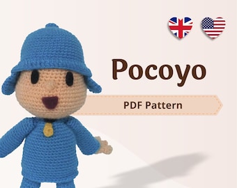 POCOYO - Patron Amigurumi au crochet (ANGLAIS)