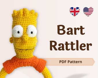BART RATTLER - Patron Amigurumi au crochet (ANGLAIS)