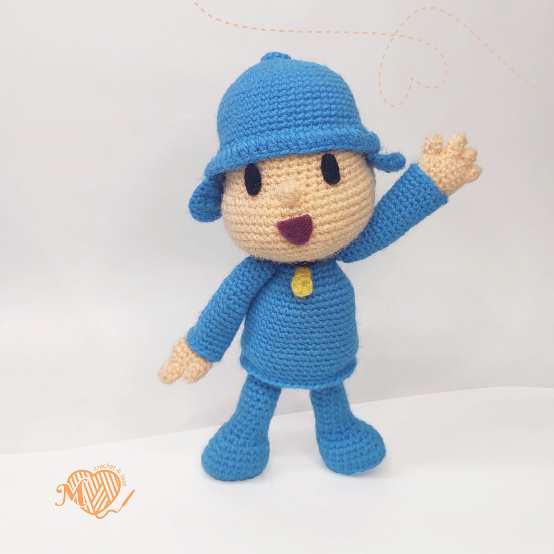 POCOYO Crochet Amigurumi Pattern english - Etsy