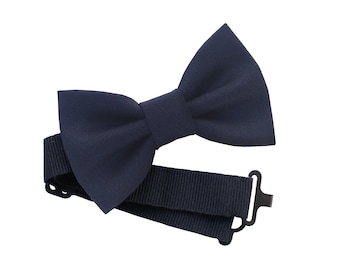 Bow tie for baby boy blue, night blue bow tie for kids, gift idea for baby boy,tie for boy,newborn baby accessories,fashion baby clothing
