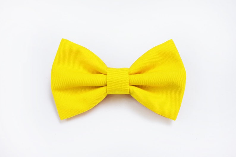 Baby Bow tie yellow, lemon tie for baby boy 0/12 years,pageboy,carrier rings,children's wedding,baby dress for wedding,baby accessories gift image 2