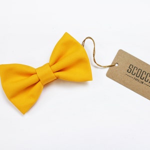 Baby Bow tie yellow, lemon tie for baby boy 0/12 years,pageboy,carrier rings,children's wedding,baby dress for wedding,baby accessories gift image 5