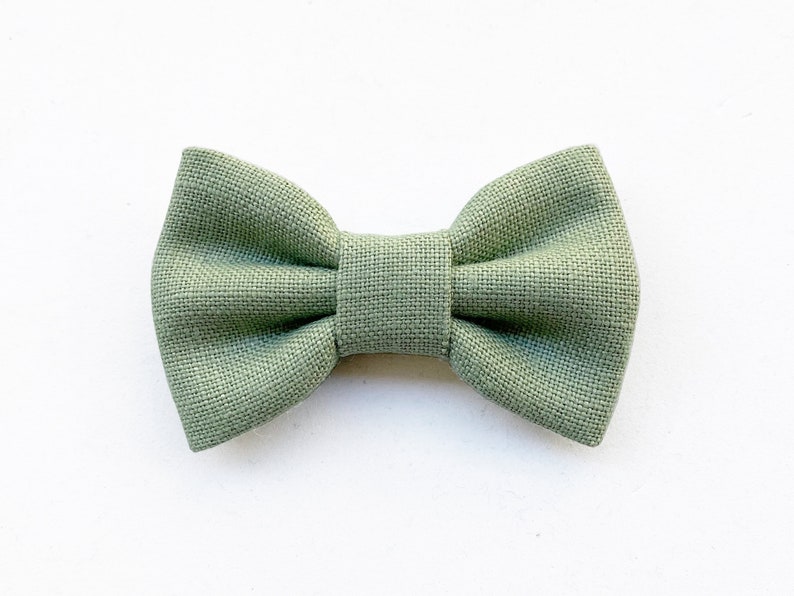 Sage bow tie for baby boy, ceremony bow tie for page boy, sage green themed wedding ceremony 2024, baby fashion, wedding summer 2024 image 2