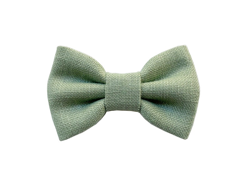 Sage bow tie for baby boy, ceremony bow tie for page boy, sage green themed wedding ceremony 2024, baby fashion, wedding summer 2024 image 1